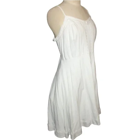 OLD NAVY White Sundress Sz XL Embroidered Midi Dress Wedding Beach Vacation - Picture 6 of 12
